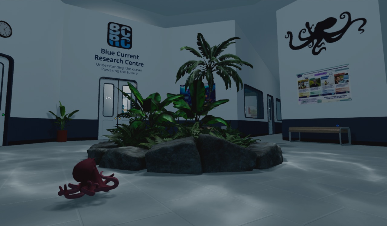 The Blue Current atrium